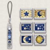 DIY Making Keychain Phone Rope Fit 9mm Italian Charm Link Beads Fashion Accessory Jewelry For Men Women