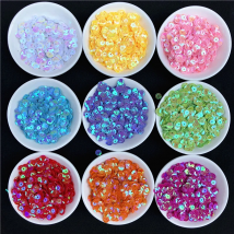 10g/Pack Size 4mm 5mm 6mm 8mm Cup Round PVC loose Sequins for clothing Sewing,Wedding Craft,Women DIY Garment Accessories