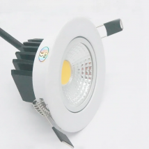 3W 5W 7W 9W 12W COB Dimmable LED Downlight 85-265V Recessed LED Spot Light Ceiling Lamp Light for Indoor Lighting white body