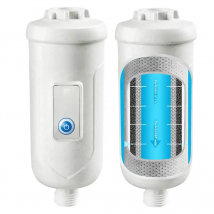 Miniwell High Output Revitalizing Shower Filter - Reduces Dry Itchy Skin, Dandruff, Eczema, and Dramatically Improves The Condit