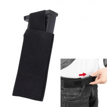 Horizontal 9mm Magazine Pouch Concealed Carrier Mag Holder Extra Single Pistol Magazine Carrier For Hunting Shooting