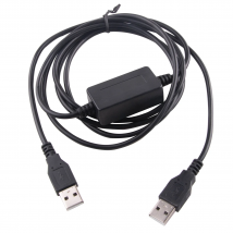 FTDI Chip Dual USB 2.0 TTL Converter Null Modem Crossover USB Link Bridge PC Communication Cable