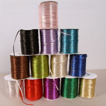 3mm 1/8" solid satin ribbon w/gold wedding decoration candy cake wrapping craft accessories scrapbook material 20yards lot