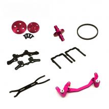 YEAHRUN Metal Ball Ends Belt Pack 46mm Drive Shaft CVD Front Rear Suspension Arms for SAKURA D3 1/10 CS Drifting Racing Car Part