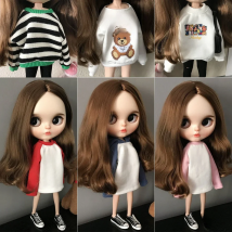 New Arrival Blyth Clothes Skidoodle Hoodie Sportswear Sweatshirt For Blyth Barbies Ob24 Ob27 Azone 1/6 Doll Accessories