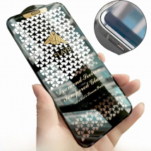 Cut Edge Luxury Tempered Glass For iPhone 17 15 14 13 12 11 16 Pro Max Screen Protector 17 Air Plus X XS XR Full Cover Film