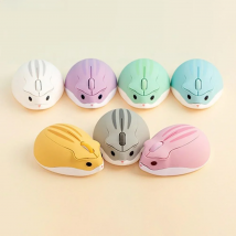 Wireless 2.4G Cute Mouse Creative Hamster Designed Mause Ergonomic USB Optical Mini 1200 DPI Pink Mice For PC Laptop Kids Gift