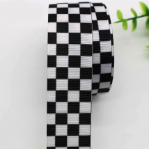 25MM 38MM Plaid lattice Ribbon 10 Yards DIY For hair Bows Material Grosgrain Ribbons Crafts Accessories