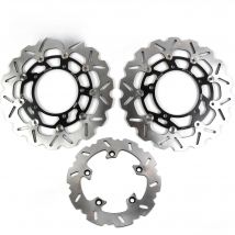 Arashi CNC Full Floating Front Rear Brake Disc Rotors Disk For SUZUKI GSR400 GSX F 650 GSF650 BANDIT GSR750 GSF BANDIT 1250