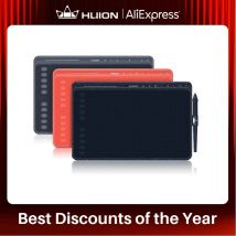 HUION HS611 Grafik Digitale Zeichnung Tablet 266PPS Grafik Stift Tablet Multimedia Tasten Drei