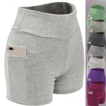 2026 New Women's Fitness Shorts Yoga Pants Jogging Sports Cycling Running Shorts Five Pants Stretch Leggings Gym Training Shorts
