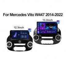 Android 12.3 Inch For Mercedes Vito W447 2014-2022 Car Radio Multimedia Video Player GPS Radio 5G CarPlay Navigation WIFI GPS BT