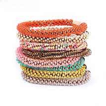 Wholesale Clearance 8 colors Bohemian style resin beads claw chain magnetic clasp women bracelet fashion jewelry Pulsera