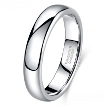 Tigrade Classic Jewelry 2/4/6/8mm Cute Men Women Simple Rings Polish100% Pure Tungsten Carbide Ring Wedding Band Engagement Ring