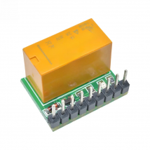 Mini 1 Channel DC 5V 12V DC DPDT Relay Board Double Pole Double Throw Switch Module HK19F-DC PCB For Arduino Raspberry Pi