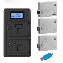 7.4V 1800mAh LP-E5 LPE5 LP E5 Camera Battery+LCD Charger For Canon EOS EOS Rebel XS, Rebel T1i, Rebel XSi, 1000D, 500D,450D, L50