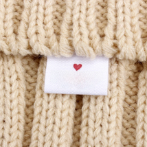 Custom Sewing label,  Logo or Text - fold Tags,  Personalized Brand , Printing Labels, Sew on Label  (MD3089)