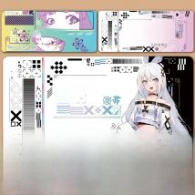 Large Mousepad Keyboard Pad CS GO Print Stream Design Counter Strike Gaming XXL Mouse Pad Anime Girl Gamer Kawaii Desk Mat Pink
