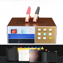 Smart Automatic 12V/24V Car Storage Battery Charger LCD 5-Stage Intelligent Pulse Repair for Lead Acid Dry&Wet Battery 6-100AH