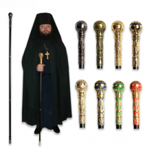 8 Colors 143cm (56.3'') Man Gold Church Walking Stick Women Luxury Handle Holy Walking Canes Elegant Vintage Walking Sticks