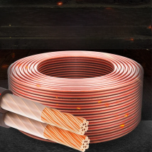 HUALIWEN DIY HIFI Audio Cable Oxygen Free Pure Copper Speaker Cable For Car Audio Home Theater Audio Wire Soft Touch Cable