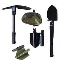 Multifunctional Military Folding Shovel Mini Garden Camping Shovels Outdoor Survival Pocket Tools Aluminium Alloy Handle