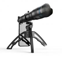 APEXEL HD 36X Phone Lens Camera Telephoto Zoom Monocular Telescope Lens + SelfieTripod With Remote Shutter For All Smartphones