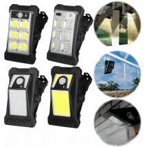 LED Solar Garden Lights Outdoor Solar Clip Light Waterproof Motion Sensor Camping Lamp Fence Street Landscape Wall Decoration