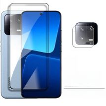 4in1 For Xiaomi 13 Glass Xiaomi 11T 12T 13 13T Pro Tempered Glass 2.5D Full Cover Screen Protector For Xiaomi 13 Film 6.36 inch