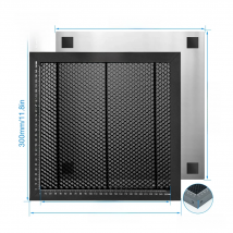 Laser Engraver Honeycomb Working Table Steel Panel Board Platform for TTS-55 Laser Machine Clean Cutting Work 300x200mm