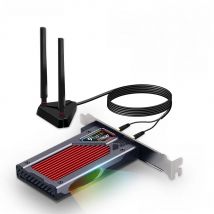 Fenvi Wi-Fi 6E AX210 PCIe WiFi Adapter 2.4Ghz/5G/6G Bluetooth 5.3 802.11ax for Intel AX210NGW Wireless Wifi6 Card Windows 10