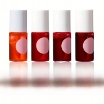 4 color Fruity Lip Tint Water Gloss Tint,Moisturizing Waterproof Liquid Lipstick, Non-Stick,High Pigment,Long-Lasting Colors