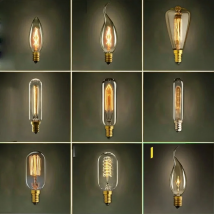 Retro E14 40w Edison Spiral Ampoule Incandescent Light Bulb Dimmable Filament Bulb For Pendant Lamps Spiral Lamp 220V t10 st48