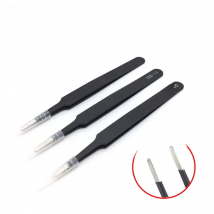 1PCS ESD-13 Anti-static Curved Straight Tip Forceps Precision Soldering Tweezers Set Electronic ESD Tweezers Tool