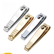 THREE SEVEN 1Pc Medium-size Nail Clippers Trimmers 14K Gold-plated H-Carbon Steel Hands Care Professional Nail Tools