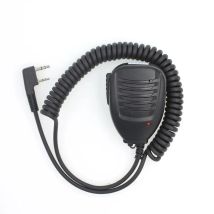Original WOUXUN Microphone Wired Stereo PTT Speaker Microphone for KG-UVD1P KG-UV6D KG-UV8D KG-UV899 KG-UV9D Plus Portable Radio
