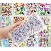 10/20/30/40/50 Sheets 3D Stickers for Kids Puffy Children Stickers Boys Girls Teachers Reward Craft Scrapbooking Gift Toys