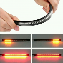 Flexible 48 LED Motorcycle Light Bar Strip Turn Signal Tail Brake for Seta Para Moto Honda Nc 700S Honda Turn Light Zx6R 2007