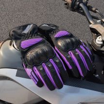 Suomy Winter Warm Motorcycle Gloves Windproof Waterproof Lady Pink Motorbike Riding Gloves Women Purple Motocross Guantes Gloves