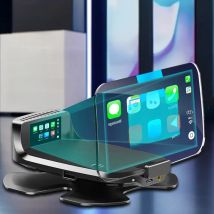 EANOP M60s Mirror HUD 7'' OBD2 Head-Up Display For Universal Vehicle Media Projector Support Wireless Carplay Andorid Auto FM