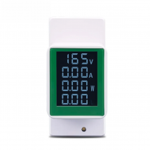 4IN1 din rail AC monitor 110V 220V 100A Voltage Current KWH Electric energy meter VOLT AMP voltmeter ammeter Wattmeter