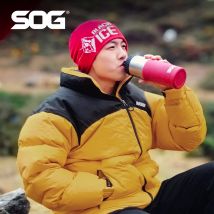 SOG Borraccia sportiva isolata da 18 once a doppia parete sottovuoto in acciaio inossidabile, a prova di perdite e portatile per escursioni, viaggi, auto, attività all'aperto