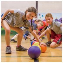 Dodgeball 5 inch Skin Foam Dodgeball Low Bounce, Handball, Kickball, Playground Ball, Team ball Sports, gatorskin,Soft Skin