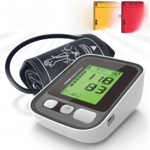 JianYouCare Digital LCD arm tensiometers Blood Pressure Monitor Heart rate Meter Large Cuff Sphygmomanometer Portable Tonometer