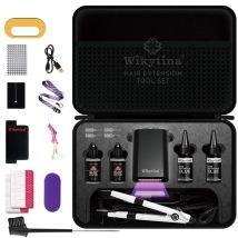 2025 UV Light Hair Extension Tool set Complete Kit with Strong Adhesive Glue And Remover Machine for V-Light Hair Extension tool