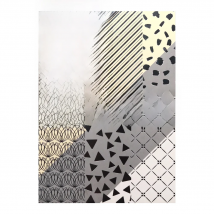 Creative Path A4 Foil Design Scrapbooking Craft Paper Pad 28 Sheets Cards DIY Cardmaking Background Pattern Decoration Acid Free