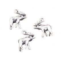12pcs Charms Moose Deer 18x16mm Antique Making Pendant fit,Vintage Tibetan Silver color,DIY Handmade Jewelry