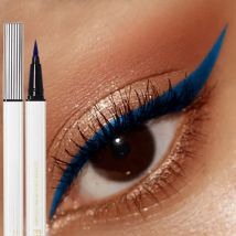 1PC Blue Long Lasting Quick Drying Waterproof Eye Liner Pen Non Smudging Smooth Liquid Eyeliner Makeup for Women Gifts Cosmetics