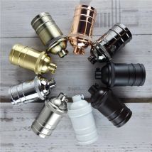 100% brass quality Lamp Holder AC96-250V UL E27 DIY vintage rose Chandelier Lighting Base M10 copper holder light socket