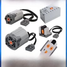 Train Buggy Motor M XL Servo Motor Technical MOC Power Functions Motor Parts IR Remote With Legoeds Toy 8883 8882 88000